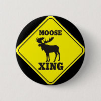 Caution- Moose Crossing