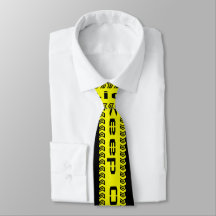 Caution Neck Tie