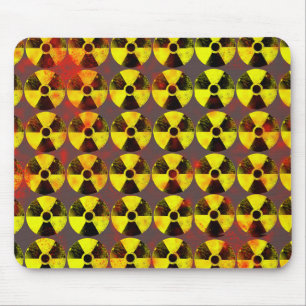 caution, nuclear energy mouse mat