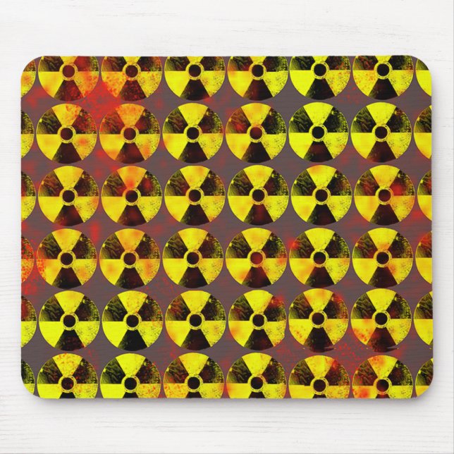 caution, nuclear energy mouse mat (Front)