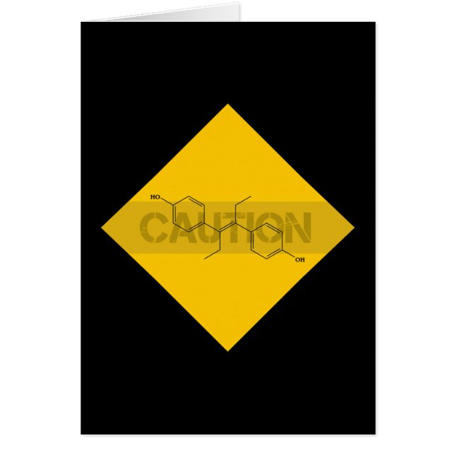 Caution: Oestrogen (Front)