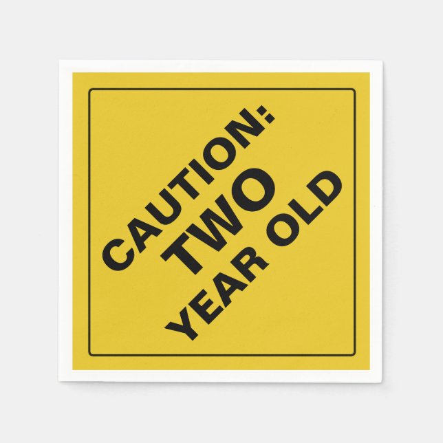 CAUTION: Paper Napkins (Front)