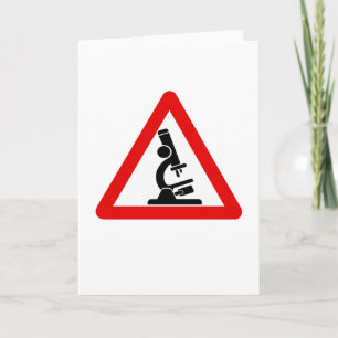 Caution:  SCIENCE! Card