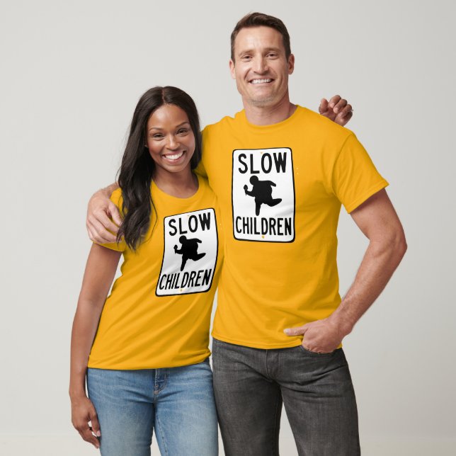 Caution Slow Children T-Shirt (Unisex)