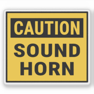 Caution Sound Horn