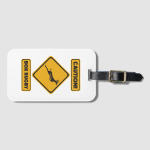 Caution - SpringBoks Crossing Luggage Tag