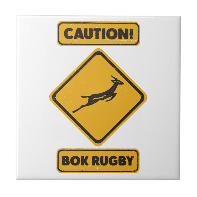 Caution - SpringBoks Crossing Tile (Front)