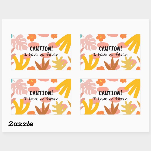 Caution... Sticker (Sheet)