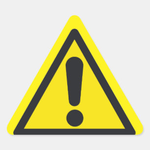 caution stickers by dalDesignNZ (sheet of 20)
