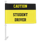Caution Student Driver Flag
