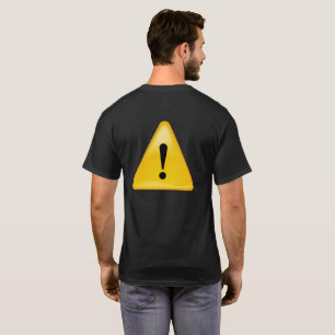 Caution symbol for motorcycle safety T-Shirt