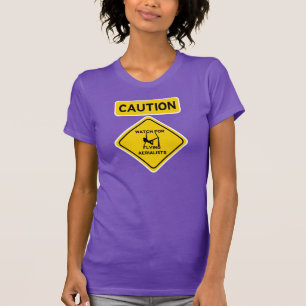 Caution Watch for Flying Aerialists - Silks T-Shirt