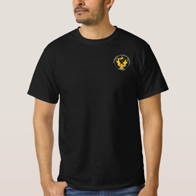 Cav Association T-shirt - Black (Front)