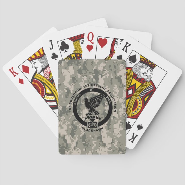Cav Camo Playing cards (Back)