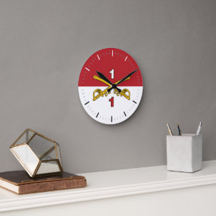 Cav Guidon Wall Clock