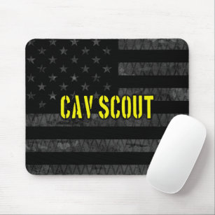 Cav Scout Subdued American Flag Mouse Mat