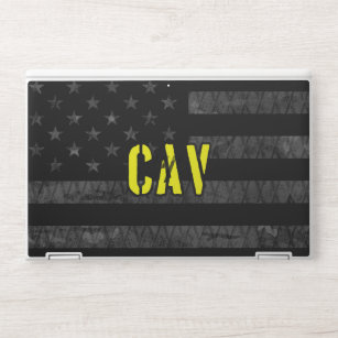 Cav Subdued American Flag HP Laptop Skin