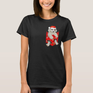 Cavachon Christmas Pocket for Cavachon T-Shirt