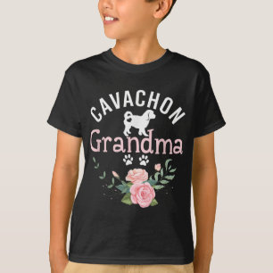 Cavachon Grandma Cavachon Dog Lover Christmas T-Shirt