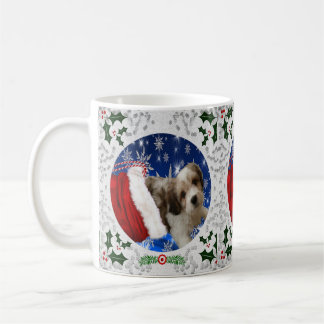 Cavachon Mug, Christmas Dog Coffee Mug