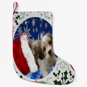 Cavachon Stocking, Christmas Dog Small Christmas Stocking