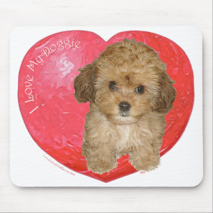 Cavachon Valentine Mouse Mat