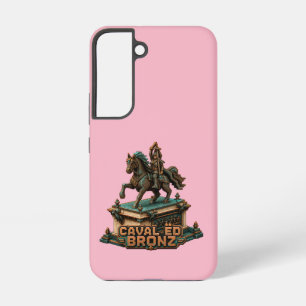 Caval ed Bronz - Torino Statue Blocky Voxel Art Samsung Galaxy Case
