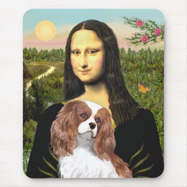 Cavalier 2 (Bl) - Mona Lisa Mouse Mat (Front)