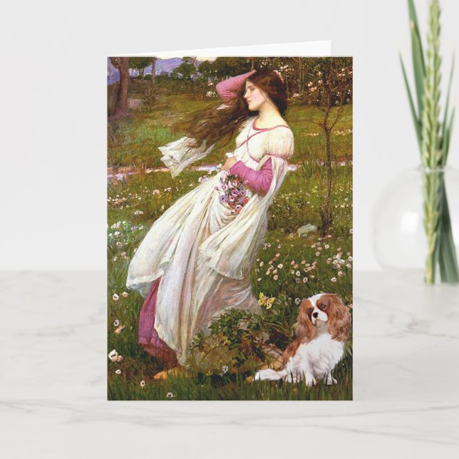 Cavalier 2 (Bl) - Windflowers Card (Front)