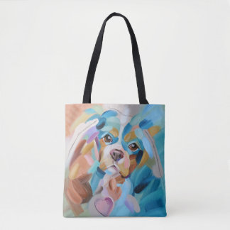 Cavalier art tote bag