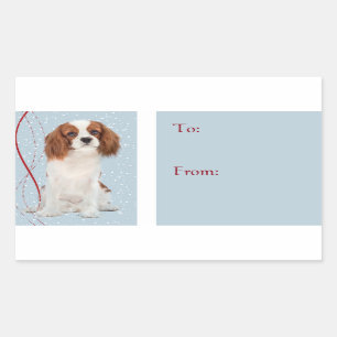 Cavalier Christmas Gift Stickers