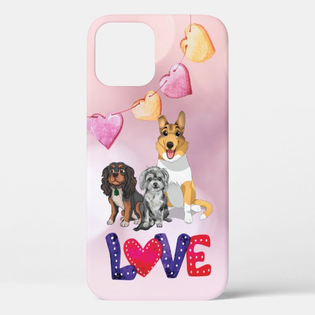 Cavalier, Collie and Havanese Case-Mate iPhone Case (Back)