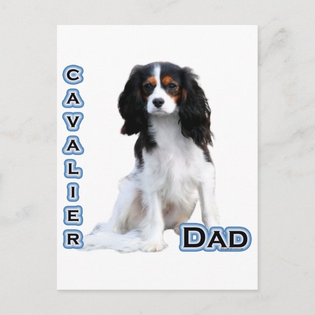 Cavalier Dad 4 Postcard (Front)