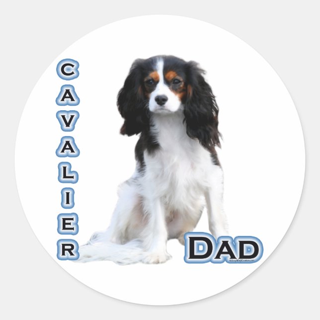 Cavalier Dad 4 - Sticker (Front)