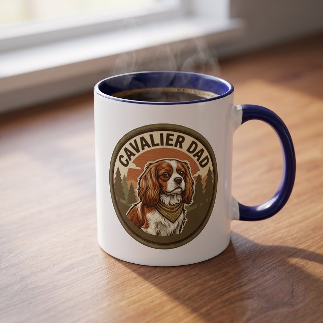 Cavalier Dad Coffee Mug | King Charles Dog Gift (Creator Uploaded)