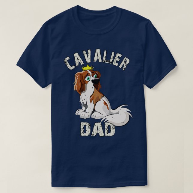 Cavalier Dad T-Shirt (Design Front)