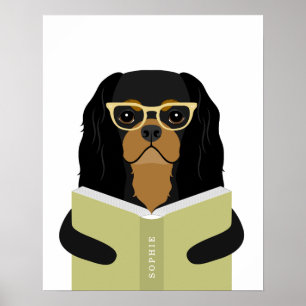 Cavalier Dog Personalised Print