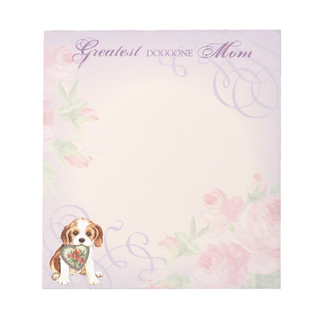 Cavalier Heart Mum Notepad (Front)