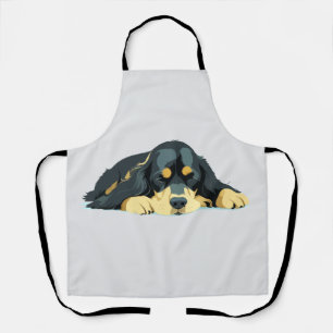 Cavalier King Charles Adorable Animal Sleeping Fun Apron