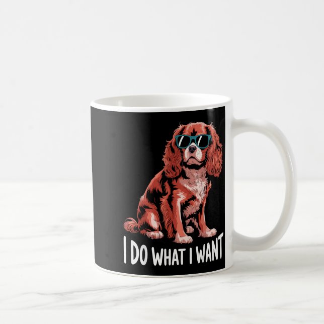 Cavalier King Charles Art For Men Women Cavalier S Coffee Mug (Right)