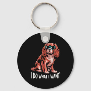 Cavalier King Charles Art For Men Women Cavalier S Key Ring