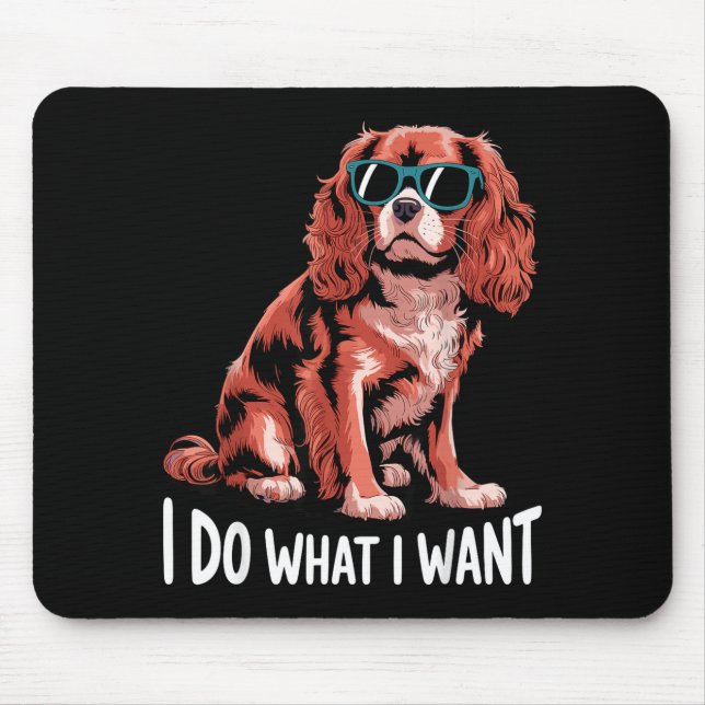 Cavalier King Charles Art For Men Women Cavalier S Mouse Mat (Front)