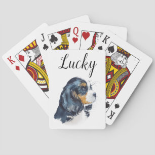 Cavalier King Charles Dog Playing Card Set Gift