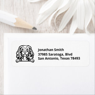 CAVALIER KING CHARLES   Image on Return Address
