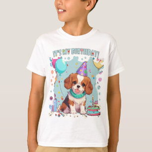 Cavalier King Charles Pastel It's my Birthday T-Shirt