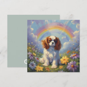 Cavalier King Charles Rainbow Custom Dog Name