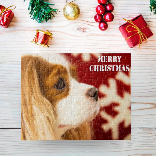 Cavalier King Charles Snowflake Christmas  Jigsaw Puzzle (Creator Uploaded)
