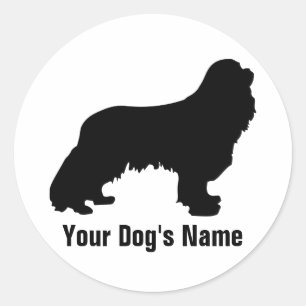 Cavalier King Charles Spaniel キャバリア Classic Round Sticker