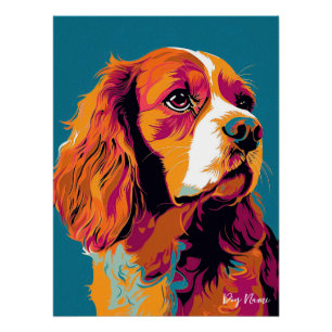 Cavalier King Charles Spaniel 001 - Bruno Pokopen Poster