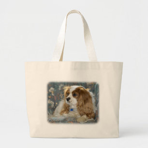 Cavalier King Charles Spaniel 8R16D-01 Large Tote Bag
